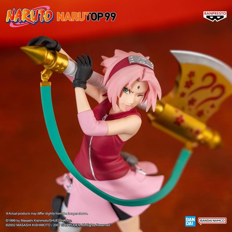 Boneco Naruto Shippuden Sakura Haruno Narutop99 Bandai Banpresto